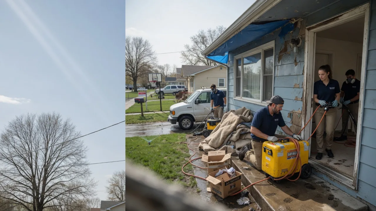 Basement Flood Cleanup in Lyons, KS near me